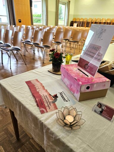 Der Saal bevor es losgeht! 